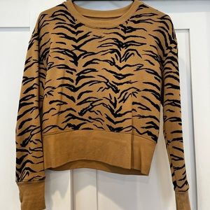 Madewell tiger print sweater